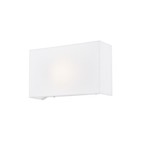 Sconces Drum Shade by Justice Designs ( 102 | FAB-5655-WHTE Textile ) 
