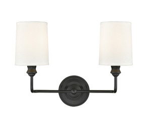 Bathroom Fixtures Two Lights by Millennium ( 59 | 99802-MB Leena ) 
