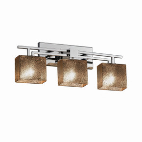 Bathroom Fixtures Three Lights by Justice Designs ( 102 | FSN-8703-55-MROR-CROM Fusion ) 