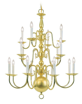 Mid. Chandeliers Candle by Livex Lighting ( 107 | 5016-02 Williamsburgh ) 