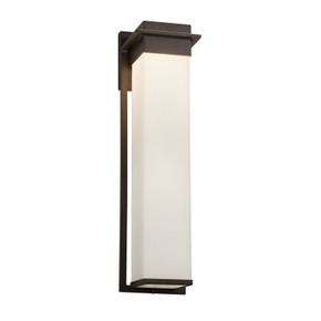 Exterior Wall Mount by Justice Designs ( 102 | FSN-7545W-OPAL-DBRZ Fusion ) 