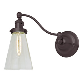 Sconces Single Glass by JVI Designs ( 261 | 1253-08 S10 Soho ) 