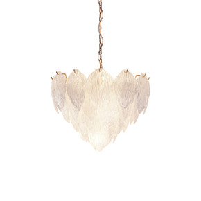 Mid. Chandeliers Glass Down by Lucas + McKearn ( 175 | CH9081-50 Flambeau ) 