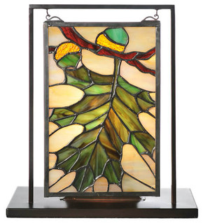 Home Accents Tiffany Windows/Wall Panels by Meyda Tiffany ( 57 | 71615 Acorn & Oak Leaf ) 