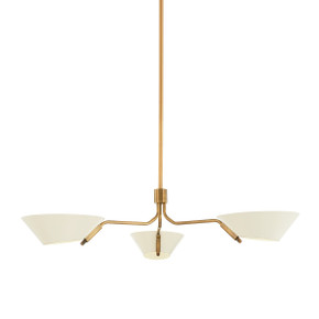 Large Chandeliers Metal Shade by Troy Lighting ( 67 | F8143-PBR/SSD Sacramento ) 