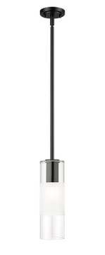 Mini Pendants Glass Down by Z-Lite ( 224 | 824P-ROD-MB Alton ) 