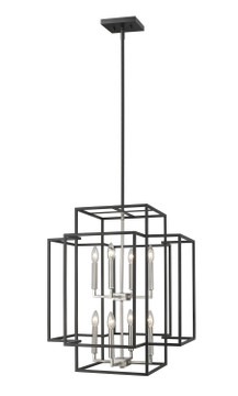 Foyer/Hall Lanterns Open Frame by Z-Lite ( 224 | 454-28BK-BN Titania ) 