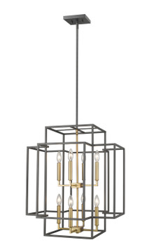 Foyer/Hall Lanterns Open Frame by Z-Lite ( 224 | 454-28BRZ-OBR Titania ) 