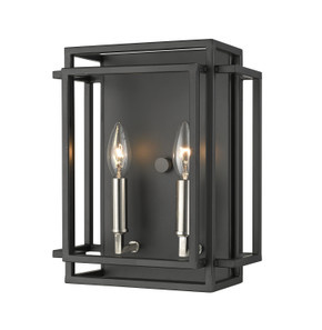 Sconces Double Candle by Z-Lite ( 224 | 454-2S-BK-BN Titania ) 