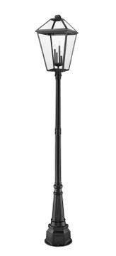 Exterior Post/Pier Head by Z-Lite ( 224 | 579PHXLXR-564P-BK Talbot ) 