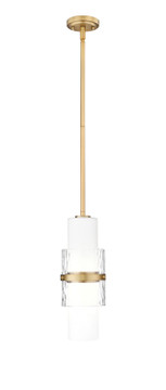 Mini Pendants Glass Down by Z-Lite ( 224 | 1946P-ROD-MGLD Cayden ) 