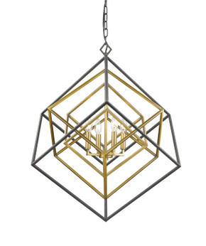 Foyer/Hall Lanterns Open Frame by Z-Lite ( 224 | 457-4OBR-BRZ Euclid ) 