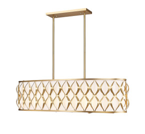 Linear/Island Drum Shade by Z-Lite ( 224 | 1948-42L-MGLD Harden ) 