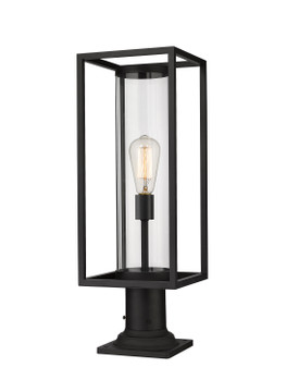Exterior Post/Pier Head by Z-Lite ( 224 | 584PHMR-533PM-BK Dunbroch ) 
