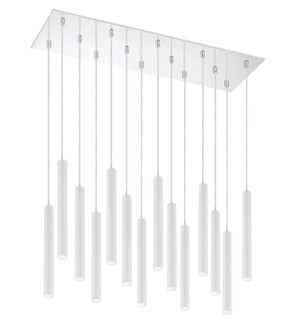 Linear/Island 4 Light + by Z-Lite ( 224 | 917MP12-WH-LED-14LCH Forest ) 
