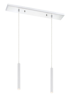 Linear/Island 2 Light Bar by Z-Lite ( 224 | 917MP12-WH-LED-2LCH Forest ) 