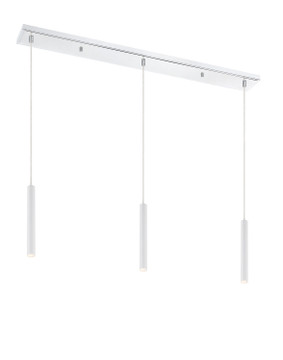 Linear/Island 3 Light Bar by Z-Lite ( 224 | 917MP12-WH-LED-3LCH Forest ) 