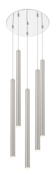 Mini Chandeliers Multi-Port/Cascade by Z-Lite ( 224 | 917MP24-BN-LED-5RCH Forest ) 