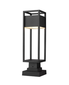 Exterior Post/Pier Head by Z-Lite ( 224 | 585PHMS-SQPM-BK-LED Barwick ) 