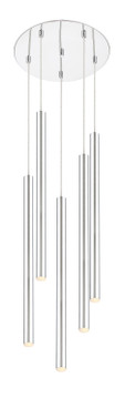 Mini Chandeliers Multi-Port/Cascade by Z-Lite ( 224 | 917MP24-CH-LED-5RCH Forest ) 