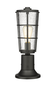 Exterior Post/Pier Head by Z-Lite ( 224 | 591PHM-553PM-BK Helix ) 