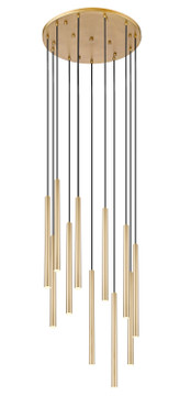 Mid. Chandeliers Multi-Port/Cascade by Z-Lite ( 224 | 919MP24-11R-MGLD-LED Forest ) 