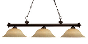 Linear/Island 3 Light Bar by Z-Lite ( 224 | 200-3BRZ-GM16 Riviera ) 
