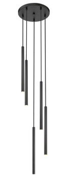 Pendants Multi-port/Cascade by Z-Lite ( 224 | 919MP24-5R-MB-LED Forest ) 