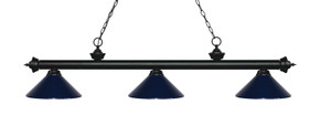 Linear/Island 3 Light Bar by Z-Lite ( 224 | 200-3MB-MNB Riviera ) 