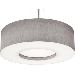 Mid. Chandeliers Drum Shade by AFX Lighting ( 162 | MCP3044L5AJUDSN-GY Montclair ) 