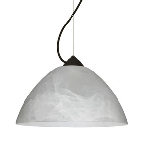 Mini Pendants Glass Down by Besa ( 74 | 1KX-420152-LED-BK Besa Tessa Pendant ) 