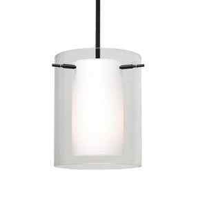 Mini Pendants Glass Down by Besa ( 74 | 1TT-C00607-LED-BK Besa Pahu 8 Stem Pendant ) 