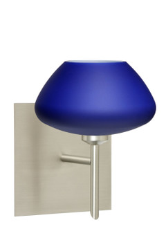 Sconces Single Glass by Besa ( 74 | 1SW-541087-SN-SQ Peri ) 