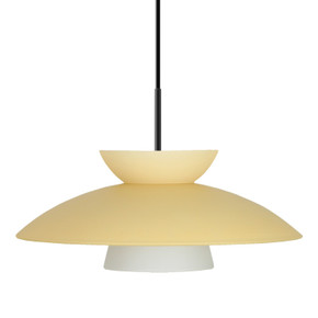 Pendants Bowl Style by Besa ( 74 | 1JT-451397-LED-BK Besa Trilo 15 Pendant ) 