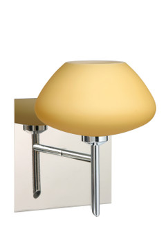 Sconces Single Glass by Besa ( 74 | 1SW-5410VM-CR-SQ Peri ) 