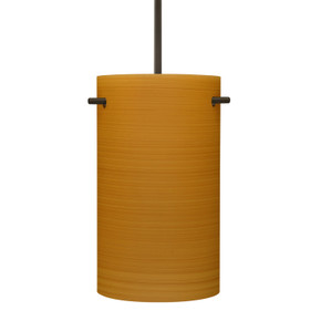 Mini Pendants Glass Down by Besa ( 74 | J-4005OK-BR Besa Tamburo 5 Pendant ) 