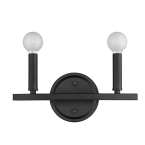 Bathroom Fixtures Two Lights by Acclaim Lighting ( 106 | IN41154BK Sawyer ) 