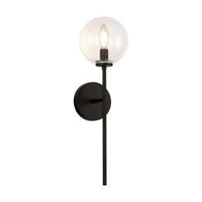 Sconces Single Glass by Alora ( 452 | WV549101MBCL Cassia ) 