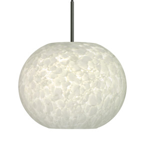 Mini Pendants Glass Down by Besa ( 74 | 1JC-477619-LED-BK Besa Luna Pendant ) 