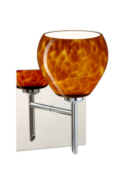 Sconces Single Glass by Besa ( 74 | 1SW-560518-CR-SQ Tay Tay ) 