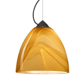 Mini Pendants Glass Down by Besa ( 74 | 1KX-4470HN-LED-BK Besa Vila Pendant ) 