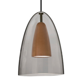 Mini Pendants Glass Down by Besa ( 74 | J-DANOSMMD-LED-BK Besa Dano Pendant ) 