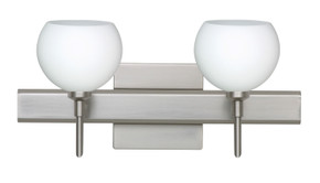 Bathroom Fixtures Two Lights by Besa ( 74 | 2SW-565807-SN-SQ Palla ) 