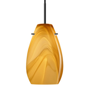 Mini Pendants Glass Down by Besa ( 74 | 1JT-4126HN-BK Besa Pera 9 Pendant ) 