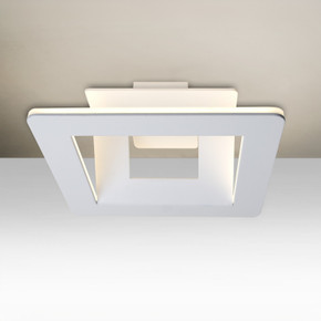 Semi-Flush Mts. Ring Shade/Halo by Besa ( 74 | MATRIX-LED-WH Besa Matrix Flush Mount ) 