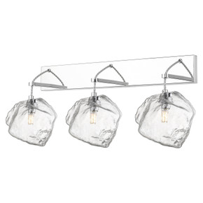 Bathroom Fixtures Three Lights by Access ( 18 | 63130LEDDLP-MSS/CLR Boulder ) 