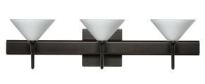 Bathroom Fixtures Three Lights by Besa ( 74 | 3SW-117607-BR-SQ Kona ) 