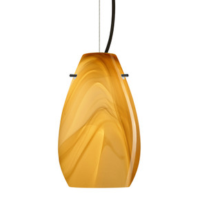 Mini Pendants Glass Down by Besa ( 74 | 1KX-4126HN-LED-BK Besa Pera 9 Pendant ) 