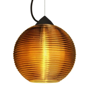 Mini Pendants Glass Down by Besa ( 74 | 1KX-461682-LED-BK Besa Kristall 8 Pendant ) 