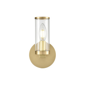 Sconces Single Glass by Alora ( 452 | WV309001NBCG Revolve ) 